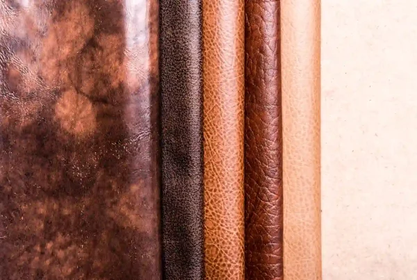 Microfiber Leather Fabric with other types of Leather
